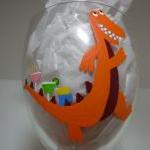 VA Tech Wine Glass Tailgait..