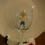 Handpainted Wine Glass We B..