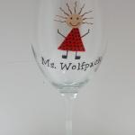 Handpainted Ms. Wolfpack Wi..