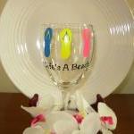 Flip Flop Wine Glass Handpa..
