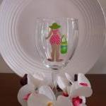 Bathing Beauty Wine Glass H..