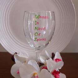 WINOS Wine Glass Handpainted